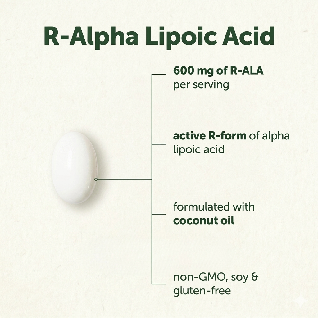R-Alpha Lipoic Acid Softgels
